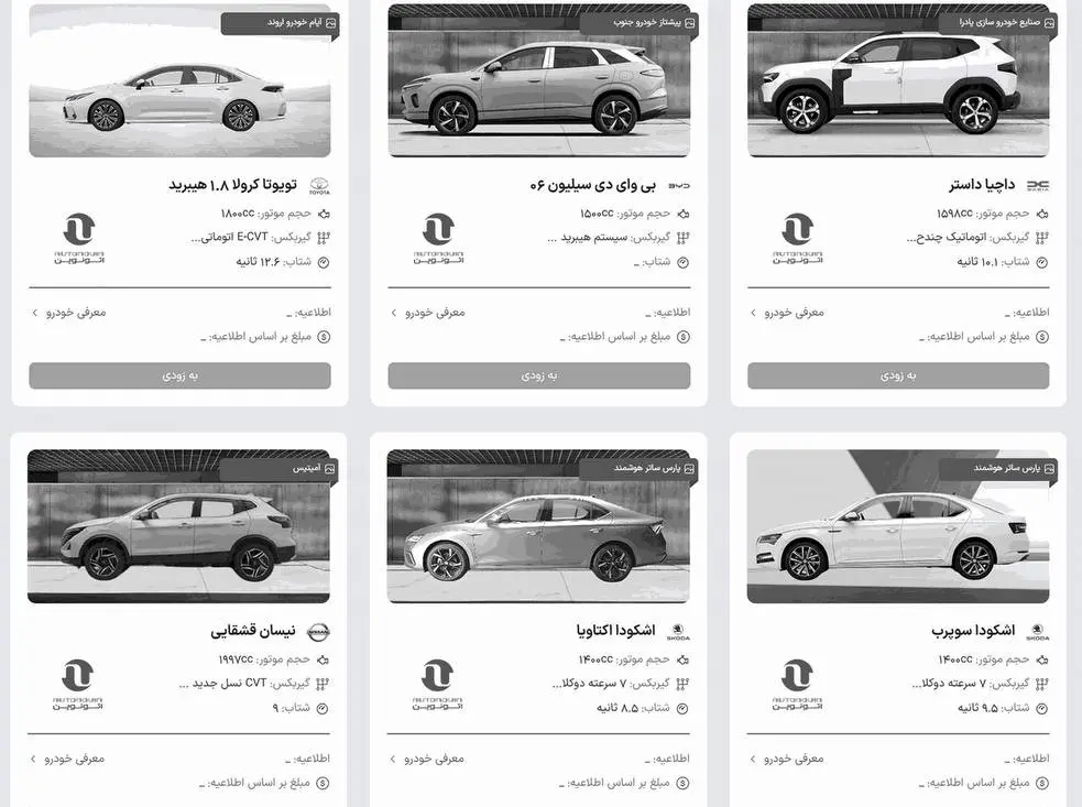 ثبت نام خودروهای وارداتی